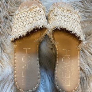 Beach by Matisse frayed platform sandals